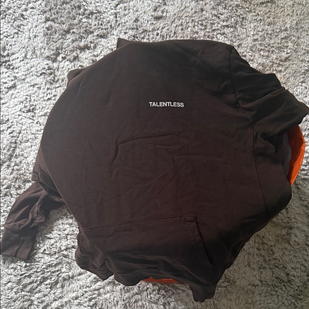 Talentless Dark Brown Hoodie